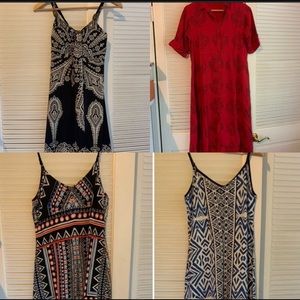 4 dresses